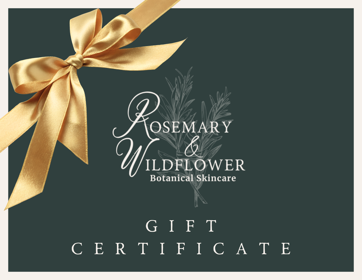 Rosemary and Wildflower Gift Card
